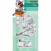Penny Black - Halloween - Cling Mounted Rubber Stamps - Witching You