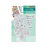 Penny Black - Cherished Collection - Cling Mounted Rubber Stamps - Flowers and Flowers