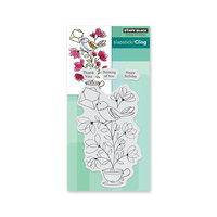 Penny Black - Blooming Collection - Cling Mounted Rubber Stamps - Lovely Letter