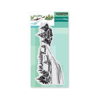Penny Black - Christmastime Collection - Cling Mounted Rubber Stamps - Snowy Settlement