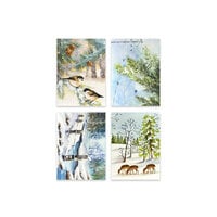 Penny Black - Christmastime Collection - 3.25 x 4.5 Premium Cardstock Pack - Across The Miles