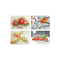 Penny Black - Christmas - 3.25 x 4.5 Premium Cardstock Pack - Aglow