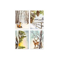 Penny Black - Winter Collection - 3.25 x 4.5 Premium Cardstock Pack - Winter Views