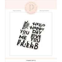 Pigment Craft Co - Clear Photopolymer Stamps - Dashing Sentiments