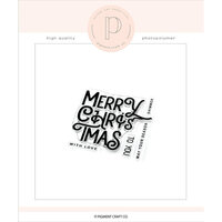 Pigment Craft Co - Clear Photopolymer Stamps - Vintage Merry Christmas