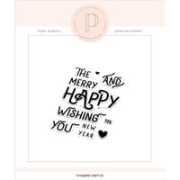 Pigment Craft Co - Clear Photopolymer Stamps - Festive Words