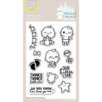Penguin Palace - Clear Photopolymer Stamps - Welcome Little One