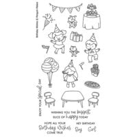 Penguin Palace - Clear Photopolymer Stamps - Birthday Wishes