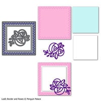 Penguin Palace - Perfect Cuts - Dies - Leafy Border and Roses