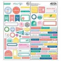 Pinkfresh Studio - Keeping It Real Collection - Cardstock Stickers
