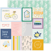 Pinkfresh Studio - The Best Day Collection - 12 x 12 Double Sided Paper - Remember This Day
