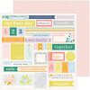 Pinkfresh Studio - The Best Day Collection - 12 x 12 Double Sided Paper - Together is My Fave