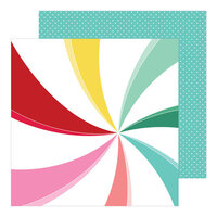 Pinkfresh Studio - Holiday Magic Collection - Christmas - 12 x 12 Double Sided Paper - Candy Cane