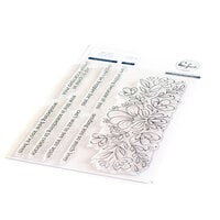 Pinkfresh Studio - Clear Photopolymer Stamps - Charming Floral Border