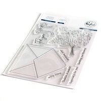 Pinkfresh Studio - Clear Photopolymer Stamps - Floral Envelope