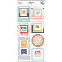 Pinkfresh Studio - Life Right Now Collection - Chipboard Frames