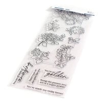 Pinkfresh Studio - Clear Photopolymer Stamps - Dahlia