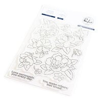 Pinkfresh Studio - Clear Photopolymer Stamps - Peony Fantasy
