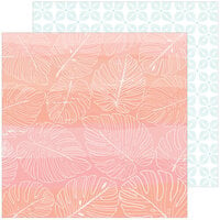 Pinkfresh Studio - Sunshine On My Mind Collection - 12 x 12 Double Sided Paper - Paradise Found