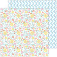 Pinkfresh Studio - Sunshine On My Mind Collection - 12 x 12 Double Sided Paper - Lazy Days