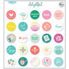 Pinkfresh Studio - Delightful Collection - Embellishments - Flair Chipboard Pieces