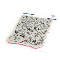 Pinkfresh Studio - Cling Mounted Rubber Stamps - Inky Floral Background