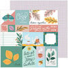 Pinkfresh Studio - Good Times Collection - 12 x 12 Double Sided Paper - Gratitude