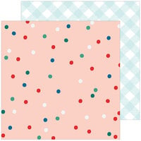 Pinkfresh Studio - Happy Holidays Collection - Christmas - 12 x 12 Double Sided Paper - Merry and Bright