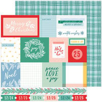Pinkfresh Studio - Happy Holidays Collection - Christmas - 12 x 12 Double Sided Paper - Holiday Traditions