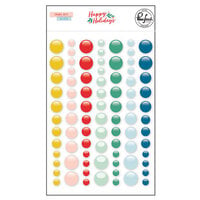 Pinkfresh Studio - Happy Holidays Collection - Christmas - Enamel Dots