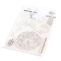 Pinkfresh Studio - Christmas - Clear Photopolymer Stamps - Floral Bauble