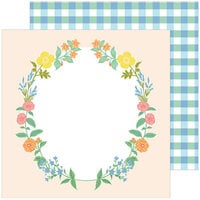 Pinkfresh Studio - Flower Market Collection - 12 x 12 Double Sided Paper - Picnic