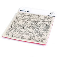 Pinkfresh Studio - Cling Mounted Rubber Stamps - Magnolia Pattern