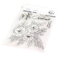 Pinkfresh Studio - Clear Photopolymer Stamps - Floral Trio