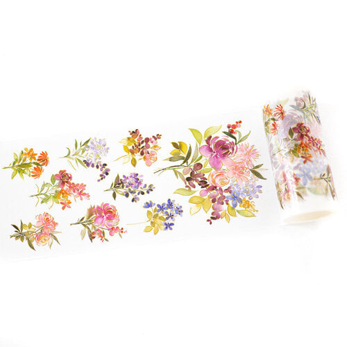 Boxed Plant Flower Series Journal Tape Creative Small Fresh - Temu