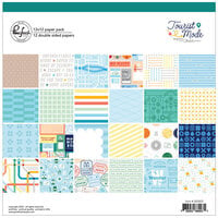 Pinkfresh Studio - Tourist Mode Collection - 12 x 12 Paper Pack