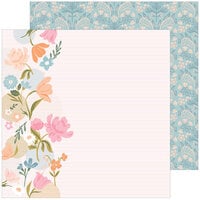 Pinkfresh Studio - Lovely Blooms Collection - 12 x 12 Double Sided Paper - Bloom Brightly