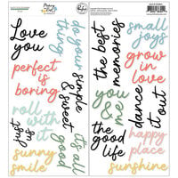 Pinkfresh Studio - Making the Best of It Collection - Stickers - Puffy Title