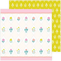 Pinkfresh Studio - Picture Perfect Collection - 12 x 12 Double Sided Paper - Happiness Blooms