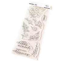Pinkfresh Studio - Artsy Floral Collection - Clear Photopolymer Stamps - Sakura