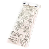 Pinkfresh Studio - Artsy Floral Collection - Clear Photopolymer Stamps - Artsy Floral