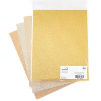 Pinkfresh Studio - Essentials Collection - 8.5 x 11 Paper Pack - Glitter Cardstock - Metallics
