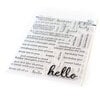 Pinkfresh Studio - Clear Photopolymer Stamps - Simply Sentiments - Hello