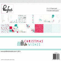 Pinkfresh Studio - Christmas Wishes Collection - 12 x 12 Paper Pack