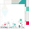 Pinkfresh Studio - Christmas Wishes Collection - 12 x 12 Double Sided Paper - Christmas Parade