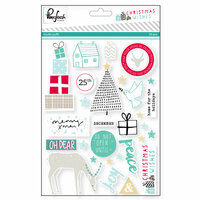 Pinkfresh Studio - Christmas Wishes Collection - Studio Puffs - Puffy Stickers