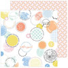 Pinkfresh Studio - Simple and Sweet Collection - 12 x 12 Double Sided Paper - Splendid