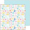 Pinkfresh Studio - Let's Stay Home Collection - 12 x 12 Double Sided Paper - Stay Home