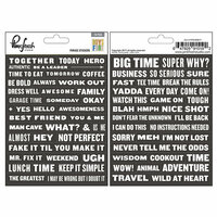 Pinkfresh Studio - Boys Fort Collection - Cardstock Stickers - Phrases