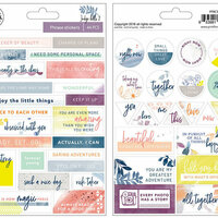 Pinkfresh Studio - Indigo Hills 2 Collection - Cardstock Stickers - Phrases